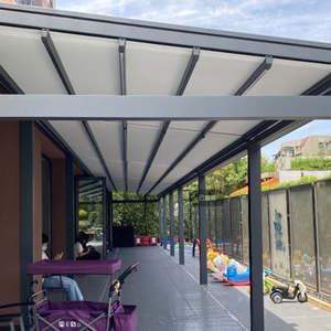 Auvent Luxueux Auvent à Cassette Complète Auvent Électrique Extérieur À Distance Rétractable OmbragePatio Toit - Product Image 3