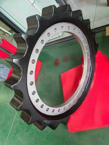 320 penggerak depan sproket roda kelompok untuk Mini Dozer <span class=keywords><strong>D8k</strong></span> suku cadang roda penggali untuk mesin konstruksi - Product Image 3