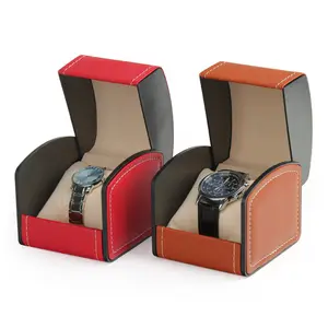 Caja de relojes scatola di orologi di lusso gioielli portaoggetti in pelle per donna uomo regalo orologio porta confezione