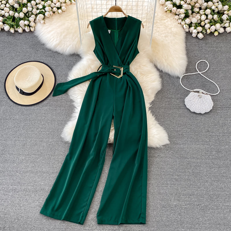 Korean Fashion Jumpsuit 2025 New Style Women's Casual Wear