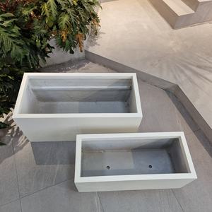 Macetas Rectangulares Grandes de Fibra de Vidrio de Alta Calidad para Exteriores, Macetas para Flores y Plantas para Uso en Paisajismo, Condición de Suelo - Product Image 5