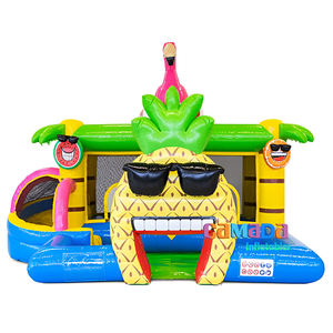 Unisex Outdoor Inflatable <b>Castle</b> PVC Jumping Bouncer Combo with <b>Slide</b> for Fruit <b>Castle</b> <b>Bounce</b> House - Product Image 4
