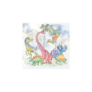 DAMAI Nouveaux kits de fournitures de fête à thème animal, assiettes en papier jetables en forme de dinosaure, ensembles de vaisselle pour fête d'enfants - Product Image 6