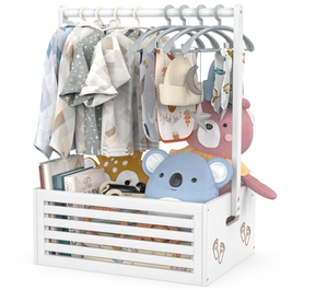 FSC & BSCI-Armario grande <span class=keywords><strong>de</strong></span> madera para baby shower, cesta <span class=keywords><strong>de</strong></span> baby shower en forma <span class=keywords><strong>de</strong></span> cuna con asa - Product Image 1