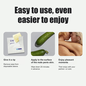 Toallitas Retardantes Desechables de Alta Calidad, 6 Piezas/Caja, Marca Privada OEM, Productos de Bienestar Sexual - Product Image 3