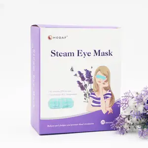 新设计批发活性炭加热眼贴中国定制芳香蒸汽失眠眼罩
