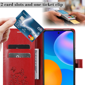Papillon gaufrage étuis pour Huawei Nova 10 9 8i Y61 Flip Wallet housse de téléphone pour Y5P Y6P <span class=keywords><strong>PSmart</strong></span> - Product Image 3