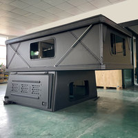 Camper en aluminium sur mesure pour pick-up, 2-4 personnes, remorque de voyage tout-terrain pour les marchés américain et européen, vente en gros