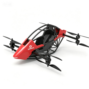 Nouveau drone à aile rotative de 2,5 m de portée, corps en fibre de carbone rouge, alimenté par batterie, léger, décollage et atterrissage verticaux, caméra 4K simple - Product Image 4