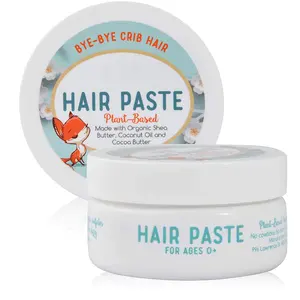 Échantillon gratuit enfants Gel de coiffure à base de plantes pâte de cheveux bébé enfants Gel 100ml