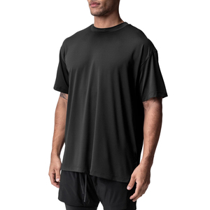 T-shirt sportiva a maniche corte in Mesh traspirante ad asciugatura rapida da uomo a asciugatura rapida per la corsa da <span class=keywords><strong>palestra</strong></span> in Jersey tinto da esterno - Product Image 3