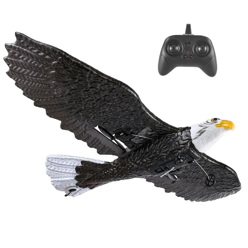 EPP Foam Rc Eagle Glider modèle 2.4GHz 2CH RTF Rc chauve Eagle Flying Glider avion jouets avec gyroscope