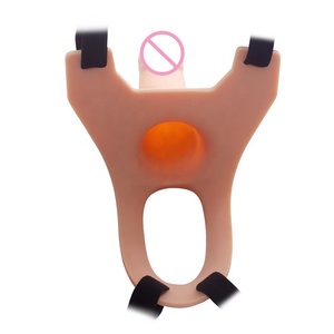 Harnais réaliste en silicone creux avec godemichet pour couples, lesbiennes et gays - Product Image 5