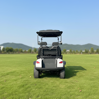 Voiturette de golf électrique personnalisée à bas prix, 4 places, homologuée pour la route, avec pare-brise pliable pour le terrain de golf