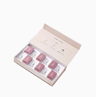 Boîtes rigides de luxe personnalisées à couvercle rabattable magnétique en forme de livre, emballage de coffret cadeau cosmétique haut de gamme, insert en mousse EVA, impression offset UV