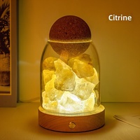 Diffuseur d'arômes Wisteria en verre avec cloche, base en pierre, imprimé sérigraphié à la main, élégant et exquis, 9 types de cadeaux