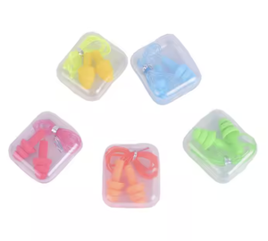 Vente chaude Bouchons d'oreille filaires en PU personnalisés Protection auditive en silicone de protection personnelle avec fonction de réduction du bruit - Product Image 5