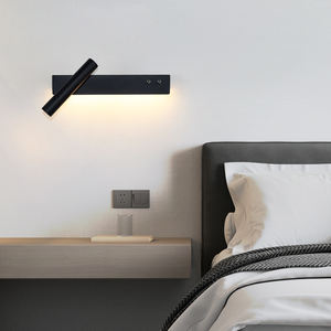 Goede Prijs Hoge Kwaliteit Oem Custom Hotel Slaapkamer Beddecoratie Led Lezen Wandlamp Met Schakelaar - Product Image 5