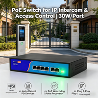 Switch PoE non géré de classe entreprise, Ethernet L3 QoS, prise en charge des VLAN empilables, AP sans fil fluides, caméras IP, téléphones, SNMP, en stock