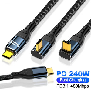 240W <span class=keywords><strong>USB</strong></span> Loại C Nhanh Chóng Sạc Cáp Pd3.1 480Mbps Truyền Dữ Liệu <span class=keywords><strong>USB</strong></span> C Sạc Dây Đối Với iPhone 16 Xiaomi Samsung Máy Tính Xách Tay <span class=keywords><strong>USB</strong></span> Dây - Product Image 2