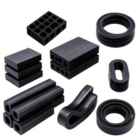 Bloc de mousse EPDM sur mesure, bande en caoutchouc massif extrudé, feuille d'isolation acoustique et imperméable