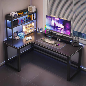 <span class=keywords><strong>Escritorio</strong></span> de Computadora en Forma de L Personalizado para Juegos Electrónicos y Uso en el Hogar, Estudio, Dormitorio u Oficina CY-RGB-D1 - Product Image 3