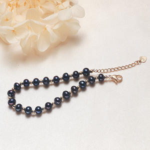 Bracelet en perles d'eau douce de Zhuji, accessoire artisanal, tendance sur internet, collier de remplacement pour cheveux - Product Image 4