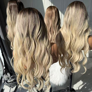 Cabello Humano Remy Indio Transparente para Pelucas Sin Pegamento con Frente de Encaje, Ondulado Largo, Sin Procesar, de Vietnam - Product Image 2