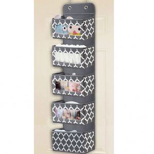 Over Door Hanging Organizer, Wall Mount Storage, Clear Window and PVC Pocket for Storage Cosmetics, Stationery, Sundries - Product Image 4