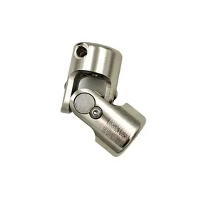 CN4193-01 Nickel Plated Steel Single Universal Cardan Joint 17mm DD Bore 93mm Length Pinch Bolt Steering Joint