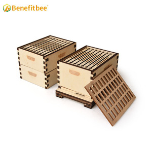Mini ba lớp mô hình tổ ong thủ công mỹ nghệ nghề nuôi ong nghệ thuật mini <span class=keywords><strong>Bee</strong></span> Hive - Product Image 4