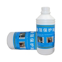 Vernis protecteur à base d'eau 1kg/bouteille pour la dorure de feuilles d'or, l'artisanat, les meubles et les statues - Vente directe usine