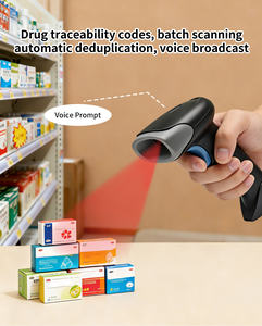 HC-718B ब्लूटूथ वायरलेस बारकोड स्कैनर 328 फीट ट्रांसमिशन दूरी यूएसबी कोर 1 डी ccd स्वचालित बारकोड रीडर हैंडहोल्ड - Product Image 6