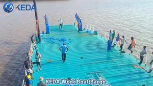 เรือบรรทุกสินค้าเคลื่อนที่ได้เอง Keda ขนาด 300 ตัน เรือยกพลขึ้นบก เรือเฟอร์รี่ เรือบรรทุกรถยนต์ <span class=keywords><strong>RoRo</strong></span> สำหรับขาย - Product Image 3