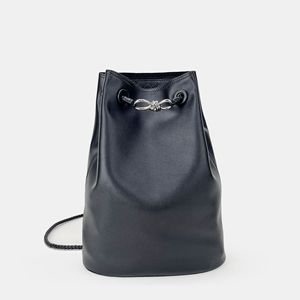 Mochila Personalizada de Cuero de Grano Completo con Cordón – Acabado Mate Glaseado |   Silueta Moderna Minimalista - Estilo Europeo - Product Image 1