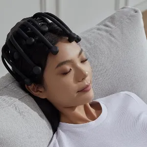 Fabrik heißer Verkauf Kopf massage gerät elektrisch neues Silikon kopf massage gerät benutzer definierte Kopf massage gerät