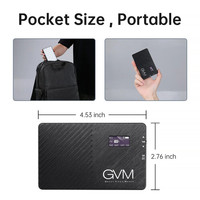 GVM Mini Panneau lumineux portable rechargeable RGB bicolore pour appareil photo, équipement d'éclairage vidéo LED pour la photographie professionnelle