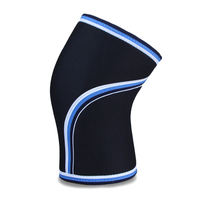 Genouillères de compression personnalisées en néoprène 5mm 7mm antidérapantes pour la protection professionnelle, idéales pour la force athlétique et l'haltérophilie