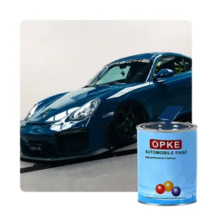 ओपीकेई ब्रांड ऐक्रेलिक कार पेंट ऑटोमोटिव पेंट अच्छा कवरेज अनुकूलित रंग टॉपकोट आसान छिड़काव स्पष्ट कोट