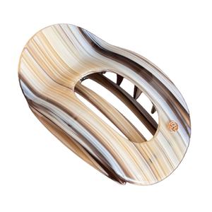 Pince à cheveux plate en acétate haut de gamme <span class=keywords><strong>style</strong></span> rétro français pour <span class=keywords><strong>coiffure</strong></span> arrière, grande pince bec de canard, accessoire pour chignon - Product Image 5