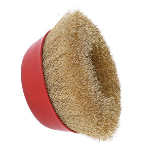 Cepillo de alambre de latón de alta resistencia para limpieza industrial con mango de plástico - Product Image 6