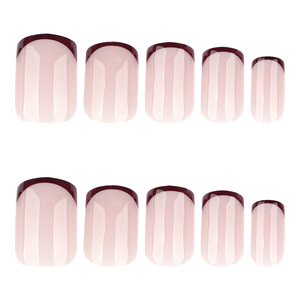 Últimos <span class=keywords><strong>Modelos</strong></span> 2026: <span class=keywords><strong>Uñas</strong></span> <span class=keywords><strong>Postizas</strong></span> <span class=keywords><strong>Cortas</strong></span> Cuadradas <span class=keywords><strong>de</strong></span> Venta Caliente, Estilo Francés Rojo, para Arte <span class=keywords><strong>de</strong></span> <span class=keywords><strong>Uñas</strong></span> - Product Image 4