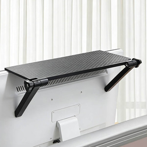 Wall Mounted Storage Rack Rectangle Punch Free For Electronics Office Organizer - Product Image 1