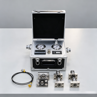 Kit de maintenance complet pour presse hydraulique, avec tuyaux en acier tressé, manomètres, kits de test personnalisés et testeur hydraulique portable