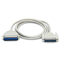 Kustom Db25 25pin Paralel Kabel Konversi Data Lpt Kabel Db25 Ke Cn36 Ieee1284 Kabel Printer Paralel