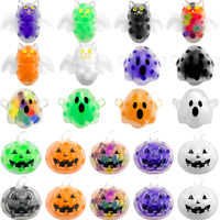 Jouet anti-stress mochi mignon d'Halloween, fantôme citrouille déformable à presser, jouet sensoriel pour enfants, activité de vacances