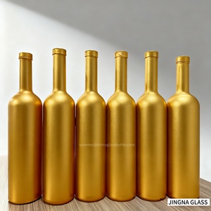 Venta al por mayor Slik Serigrafía Etiqueta personalizada 500ml 700ml 750ml Botellas de alcohol de vidrio para <span class=keywords><strong>Bourbon</strong></span> Vodka Tequila <span class=keywords><strong>Gin</strong></span> - Product Image 4