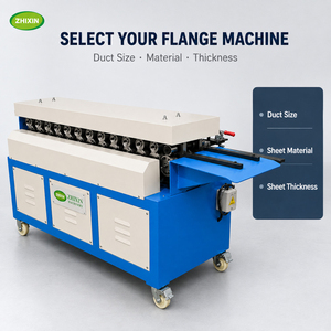 Macchina Automatica per la Formatura di Flange TDF a Doppia Capacità (24 e 22 Gauge) per Attrezzature per Condotti in Lamiera - Product Image 5