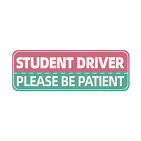 Autocollant magnétique réfléchissant pour voiture, nouveau décalque de signalisation de sécurité pour conducteur, aimant de voiture réutilisable, 9 styles