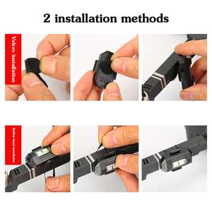 Universal 7 Farben Elektro fahrzeug Fahrrad Flugzeug Lichter Motorrad Blitz Kostenlose Verkabelung Warnleuchten Drohne Modell Pilot Lichter - Product Image 4